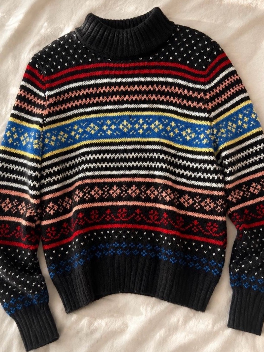 American Eagle Fairisle Snowdrift Sweater